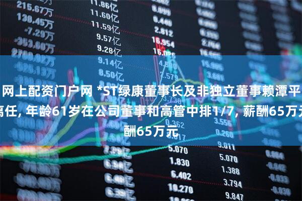 网上配资门户网 *ST绿康董事长及非独立董事赖潭平离任, 年龄61岁在公司董事和高管中排1/7, 薪酬65万元